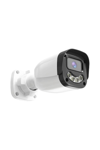 6 Lı Araç Yüz Ve İnsan Tanımalı Hareket Algılayan 5 Mp Lens 4 Warm Led Gece Renkli Gösteren Güvenlik Kamera Seti Bs2304w