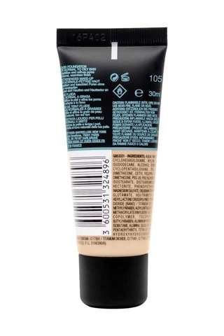 Maybelline New York Fondöten Fit Me Matte Poreless Foundation 105 Natural Ivory