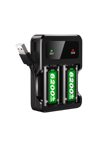 Ukor One/ Series X S One S/ One X/ One Elite Kablosuz Kumanda İçin Şarj Cihazlı Hızlı Şarj 2600 Mah Şarj Edilebilir Pil Paketleri, Uzun Ömürlü Akıllı Koruma Sku: Smgstkf586f41c3f