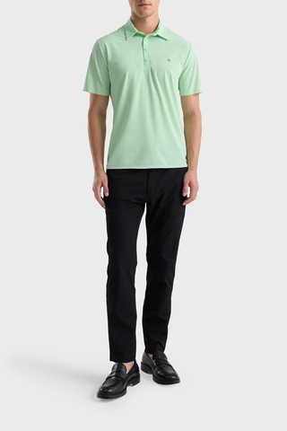 Isaora Logolu Regular Fit Düğmeli Polo Erkek Polo Isr3117 Mgrn Mint