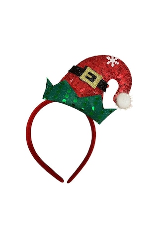 Yılbaşı Tacı Kırmızı Pullu