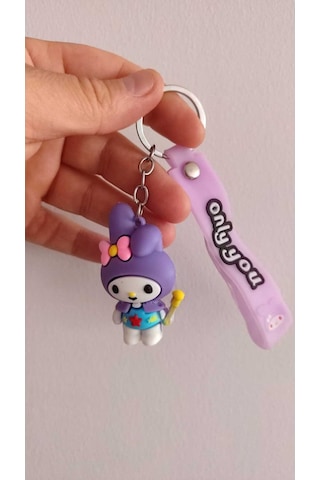 Kuromi Silikon Anahtarlık Çanta Aksesuar