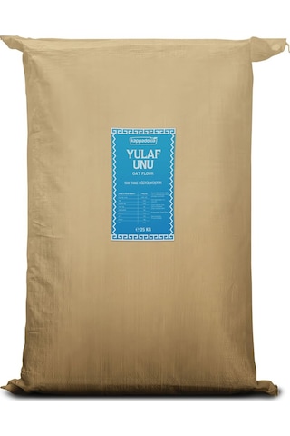 Kappadokia Pastörize, Tam Yulaf Unu 25 Kg