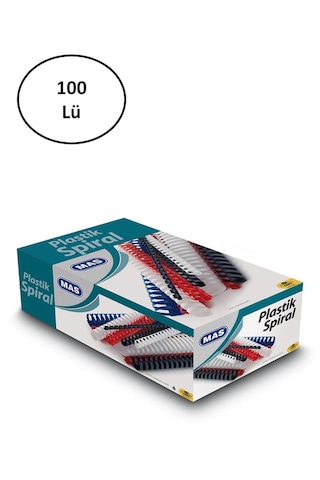 Plastik Spiral 6 Mm Beyaz 100'lü Diğer