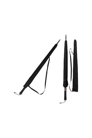 Eleven Markets Rüzgara Dayanıklı Fiber 24 Tel Premium Lux Şemsiye Mpr1031 Siyah