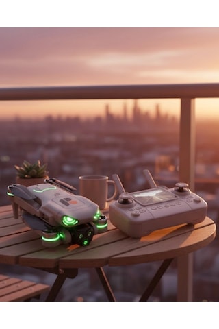 Katlanabilir Drone Hd Çekim Uzun Süreli Uçuş Deneyimi Standart