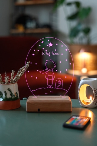 The Little Prince - Küçük Prens 16 Renk Kumandalı 3d Gece Lambası
