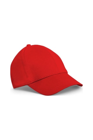 Eke Tekstil Unisex Kırmızı Renk Beyzbol Şapka - Unisex Kırmızı