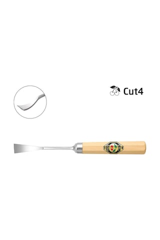Kirschen 3125003 Bükük Oluklu Kaşık Ağız Oyma Iskarpela Cut4 - 3mm