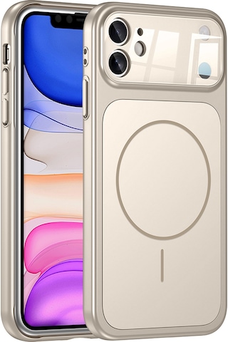 Apple Uyumlu iPhone 11 Kılıf Mkst M-safe Şarj Özellikli Kamera Korumalı Formen Kapak - Gri Gri