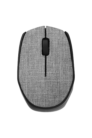 Gri Kablosuz Usb 2.4ghz Terletmez Kumaş Fabric Yüzey 1.200dpi Hafif Kablosuz Mouse Diğer