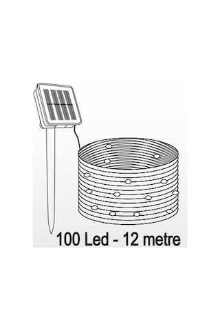 12Metre 100 Ledli Solar Peri Led