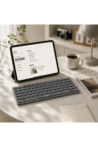 Go Des Gd-kb325 Sessiz Tuş Tasarımlı Bluetooth Bağlantılı Kablosuz Klavye Siyah