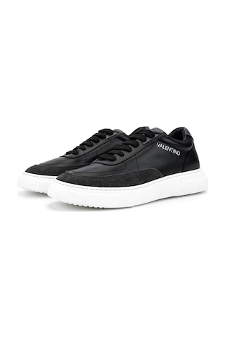 Mario Valentino Erkek Hakiki Deri Siyah Sneakers & Spor Ayakkabı 1040 92s3912 Erk Ayk Sk25-26 Black/grey Siyah