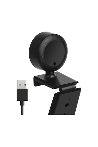 Fosenze 5mp Otomatik Odaklı Usb Web Kamerası, 3 Seviye Güzellik Işığı, Gürültü Azaltıcı Mikrofon, 360 Dönebilen, Usb 3.0 Plug & Play, Çok Amaçlı Taban