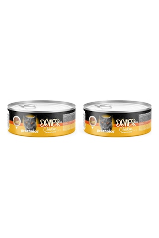 Prochoice Döner Chicken, Sos İçinde Tavuk Etli Tam & Dengeli Yetişkin Kedi Maması 70 Gr 2 Paketi 103 Ivory