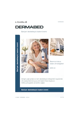 L'carlıe Dermabed Bariyer Ve Koruyucu Bakım Kremi Vücut 200 Ml