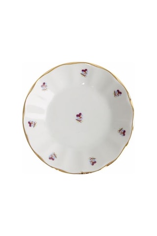 Porland 6'lı Hercai Çay Tabak 11 Cm Beyaz