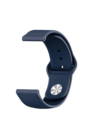 Samsung Galaxy Uyumlu Watch 3 45mm Krd-11 22mm Silikon Kordon - Pudra