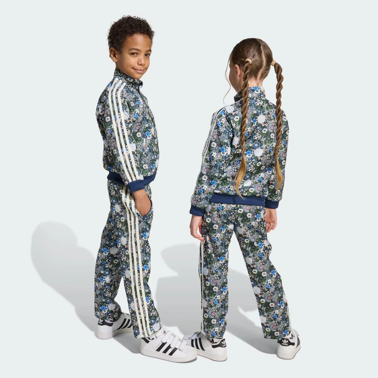 Adidas Originals X Liberty London Firebird Çocuk Eşofman Takımı C-adıjv7724c40a00 Mavi