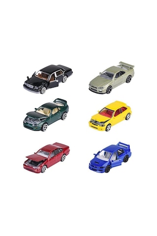 8502100000 ''jdm Legends Premium Cars, 6-asst.freewheel, Die-cast Diğer
