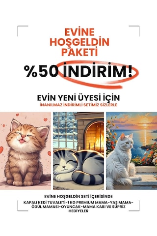 Paw Paw Yavru Kedi Hoşgeldin Seti