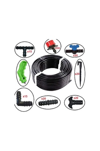 Bahçe Damla Sulama Seti - İdeal Set 300 Mt
