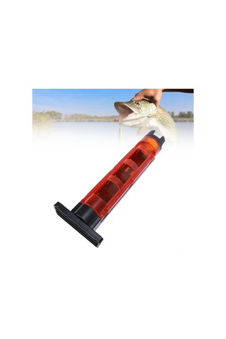 Wezone Kırmızı Plastik Uçakçık Çubuğu Tutucu - Taşınabilir, Ayrılamabilir, Su Filtreleme Delikli Balıkçılık Aksesuarı