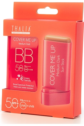 Thalia BB Ton Eşitleyici Stick Güneş Kremi SPF50+ Medium Dark 20 ML