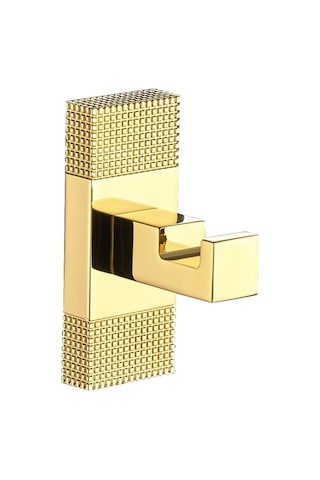Fontana Tekli Bornoz Askılık Altın Fc-60201 Gümüş