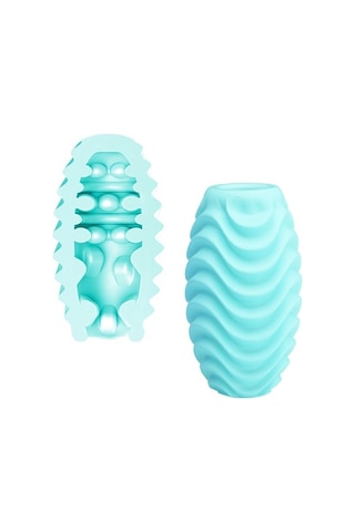 Hızlı Express Pretty Love Double-SidedEgg İki Taraflı Yumurta Erkek Masturbatör Yeşil