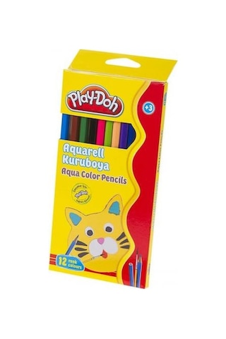 Play-Doh Aquarell Kuru Boya Tam Boy 12 Renk