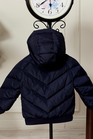 Benitto Kids Erkek Bebek Kapüşonlu Kışlık Mont 51332 Lacivert