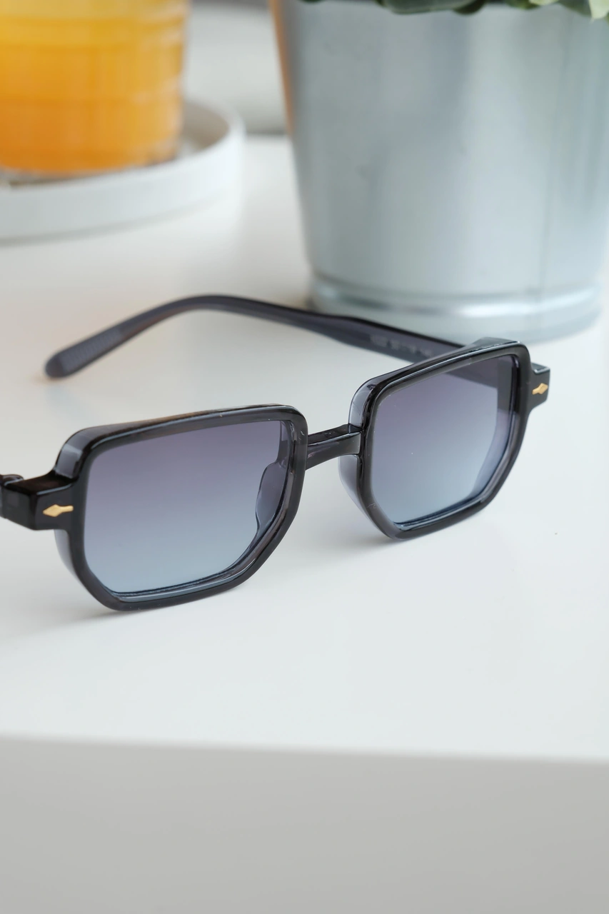 Royal Eyewear Re1022 Mat Gri Güneş Gözlüğü Siyah - Mavi