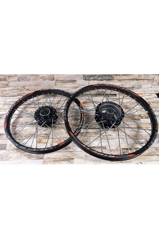 Ride İt Komple Takım Jant 120x19 / 120x17 Nikel Milli Diksli Model '-