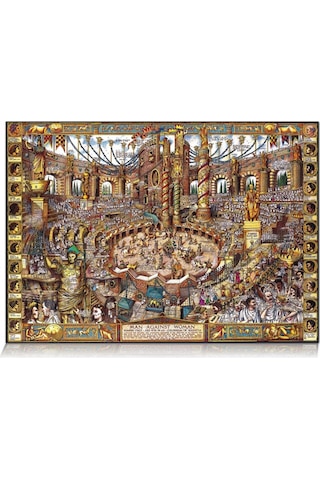 1100981 Erkekler ve Kadınlar Savaşı 2000 Parça Puzzle ,Star
