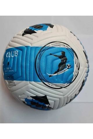 Avessa Futbol Topu + Pompa Sert Zemin Halı Saha Beyaz - Mavi
