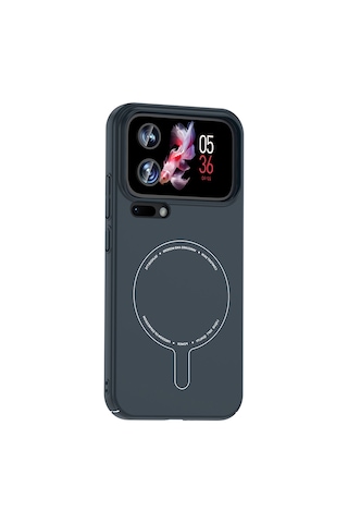 Xiaomi 17 Pro Kılıf Mat Görünümlü Soft Pürüzsüz Yüzey M-safe Şarj Özellikli Kamera Korumalı Sert Kapak Siyah Lacivert