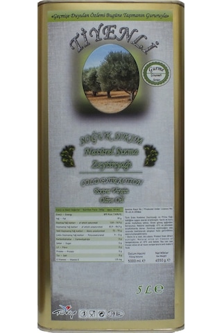 Tiyenli Gurme Soğuk Sıkım 0.3 Asit Naturel Sızma Zeytinyağı 5 L