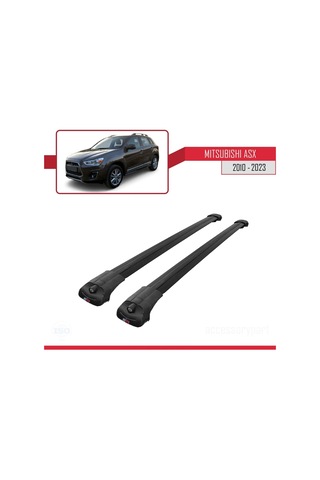 Mitsubishi Asx 2010-2023 Arası İle Uyumlu Ace-1 Ara Atkı Tavan Barı Siyah