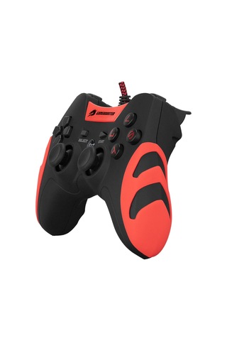 Gamebooster Gb-j54r Ps3 / Pc Uyumlu Kırmızı Kablolu Dualshock Titreşimli Gamepad