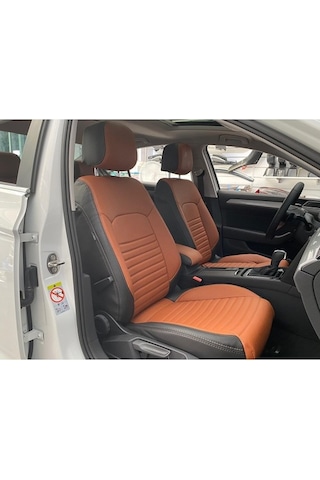 Volkswagen Passat B8 2020 Araca Özel Deri Oto Koltuk Kılıfı (440482669)