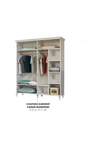 Dolap Urlu DREAM 4kapı Model şık ürün Kalite malzeme İtinalı pake
