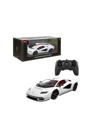 1:16 Lamborghini Countach Lpı 800-4 Uzaktan Kumandalı Araba 23087 Beyaz Çok Renkli