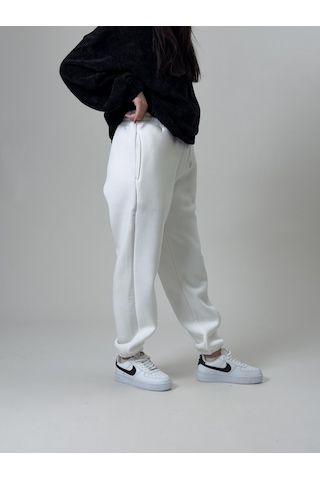 Cocopelli Şardonlu Ekru Kadın Jogger Eşofman Coc2538