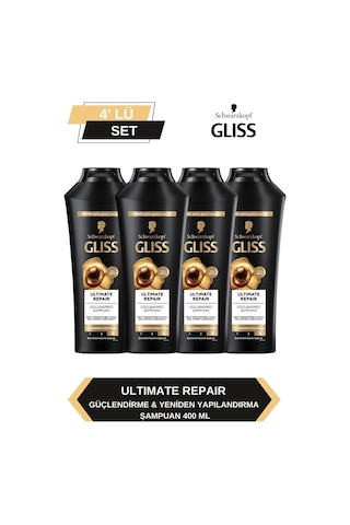 Gliss Ultimate Repair Şampuan 4 x 400 ML