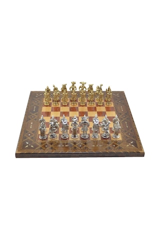 Gifthome Metal Satranç Takımı-seti battal ispanyol parlak Ve Sede