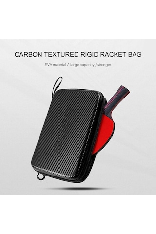 Masa Tenisi Raket Kapağı Eva Kapak 290x195x50mm Masa Tenisi Raket Kapağı Masa Tenisi Raketi Çanta Su Geçirmez Kürek Kılıfı Parçası Siyah