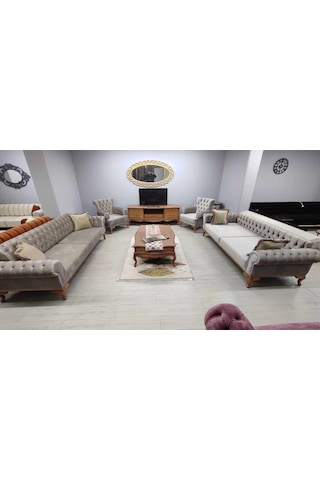 İstanbul Chester Koltuk Takımı Roza Model