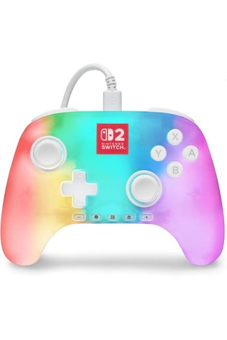 Powera Advantage Nintendo Switch 2 Lumectra Wired Pro Controller Kablolu Oyun Kolu Beyaz